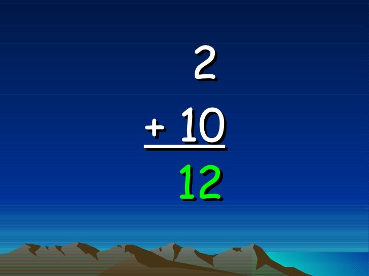 First Grade Math Facts