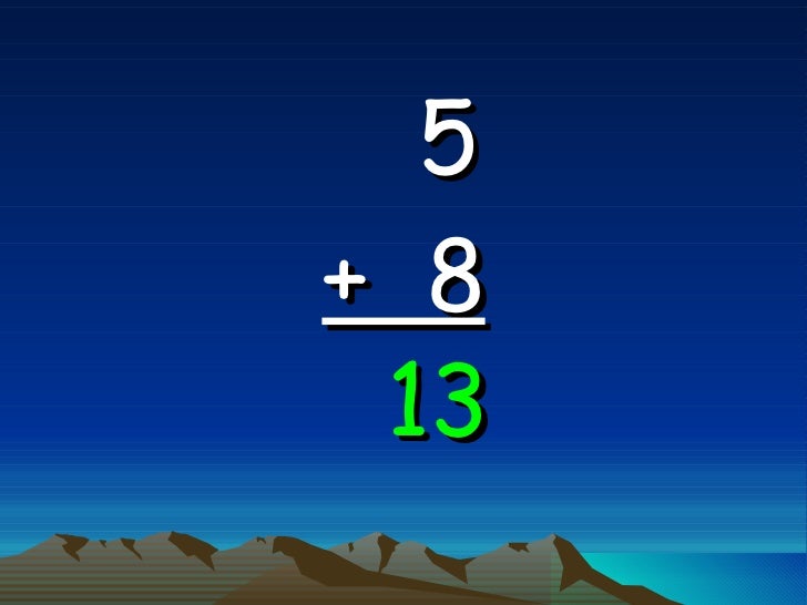 First Grade Math Facts