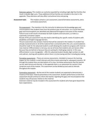 First grade-module | DOC
