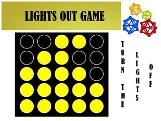 Light String Math Game Linear Algebra | PPTX