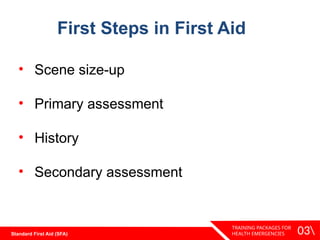 First Aid Performance Comprehensive Standard First Aid Training for Health Emergencies | PPTX