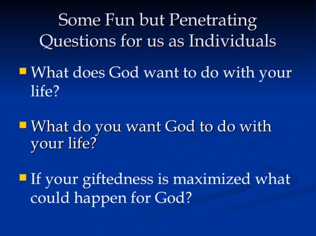 First Things First | PDF