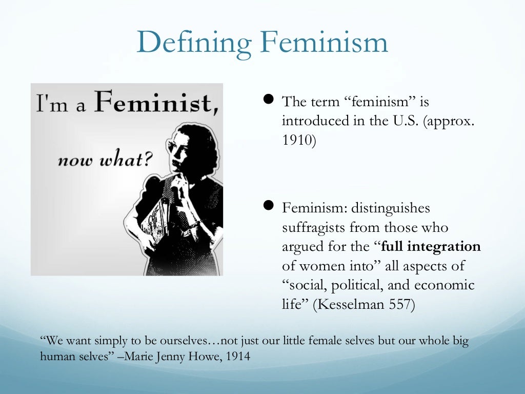 First wave feminism