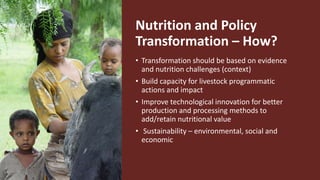 Livestock-derived foods and the first 1000 days: The essential role of livestock-derived foods in the nutrition of mothers and infants