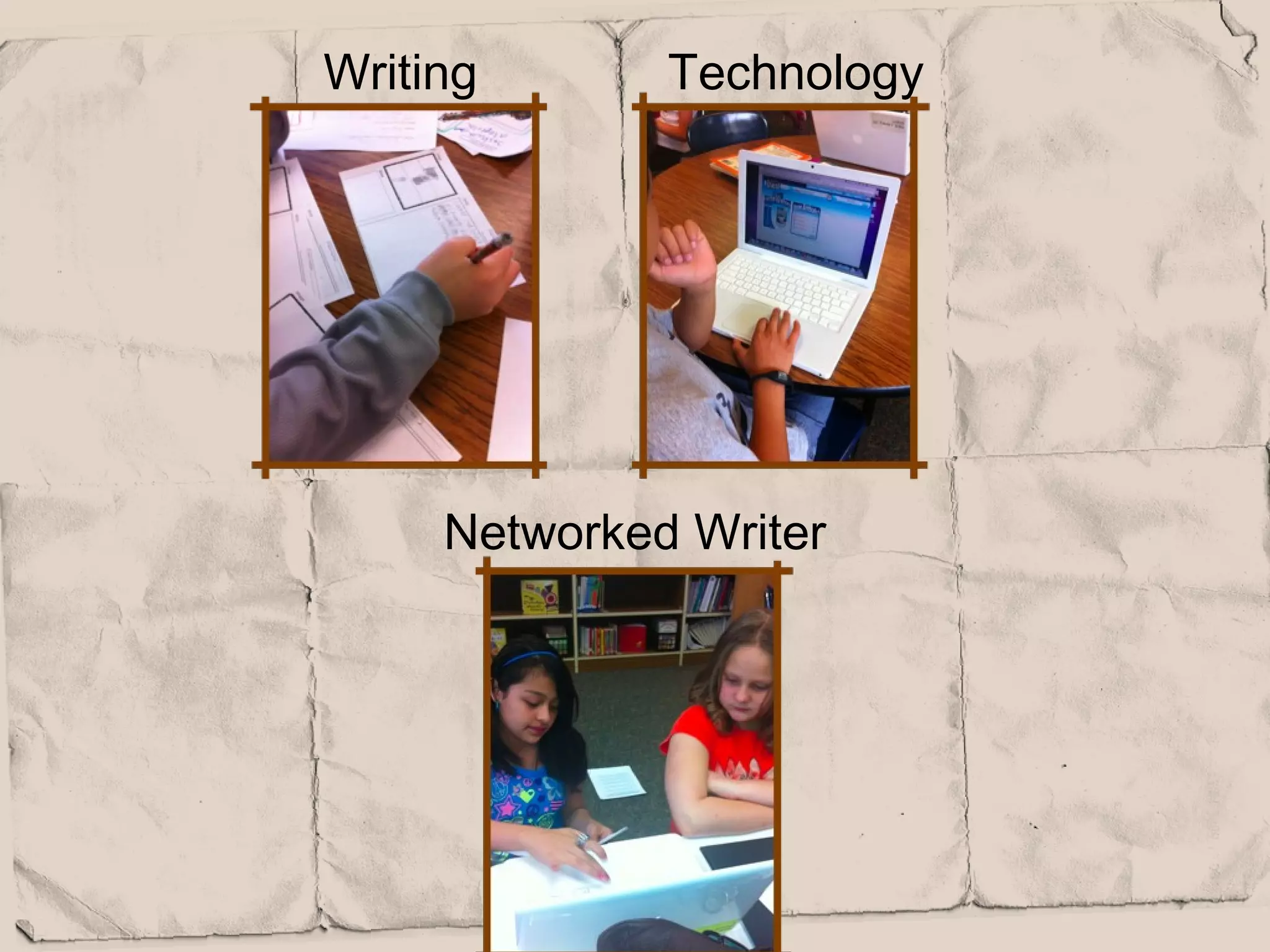Writing       Technology




     Networked Writer
 