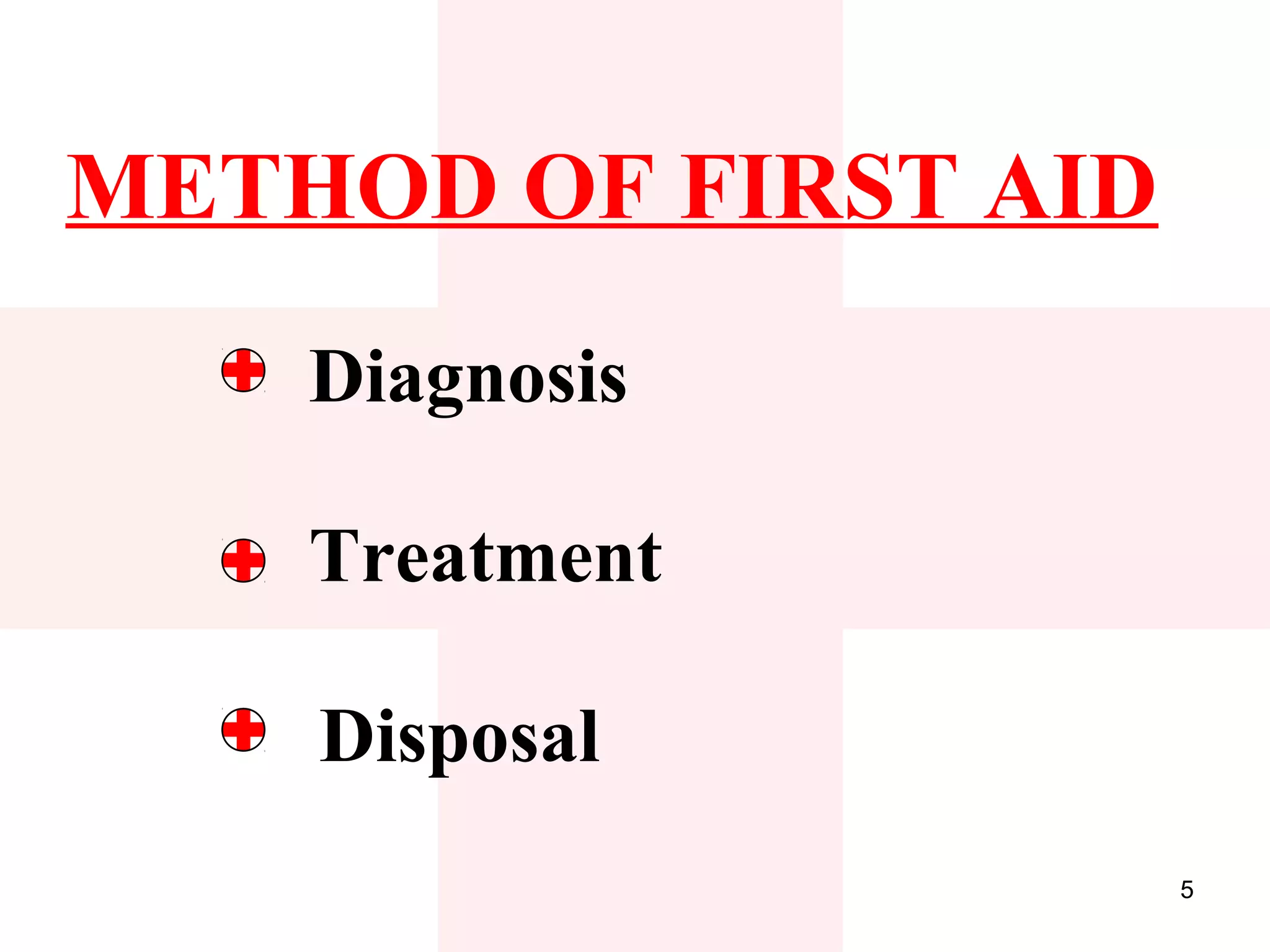 First aid PPT