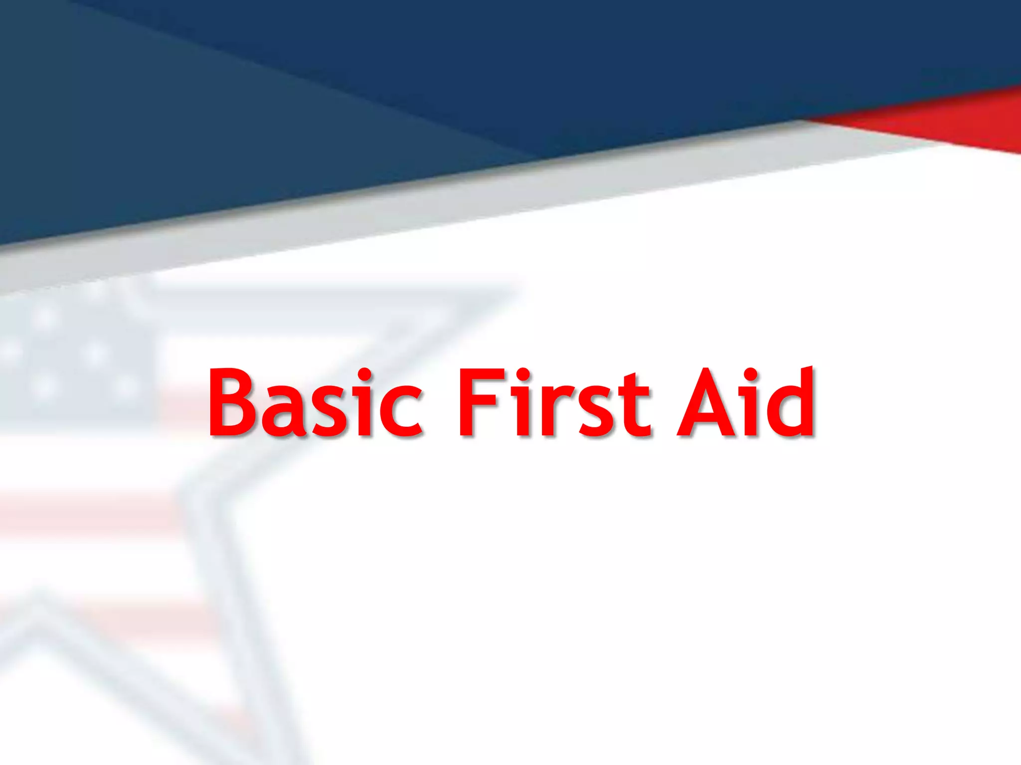 First aid | PPTX