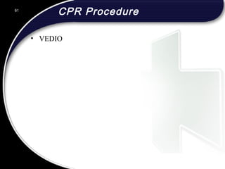 CPR Procedure
• VEDIO
61
 