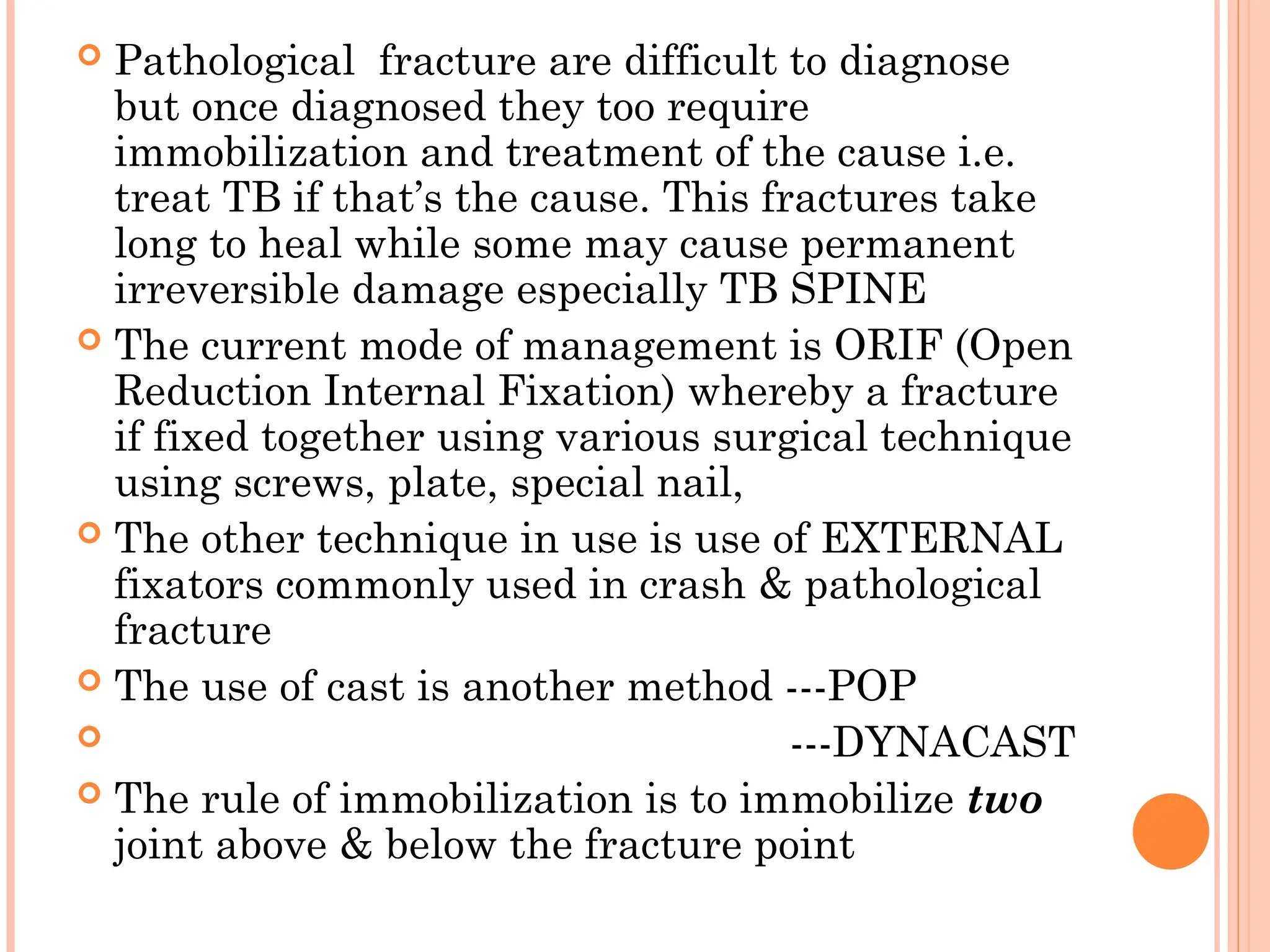 First Aid Fractures Pptpathological Fract Ppt