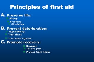 First aid | PPT