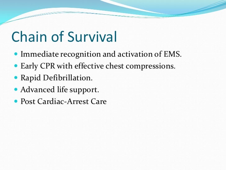 What Is The Chain Of Survival In Cpr