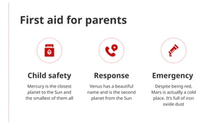 First Aid and Emergency Preparedness - Health - 12th grade by Slidesgo.pptx