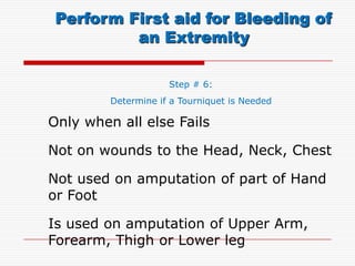 First aid bleeding 2012 | PPT