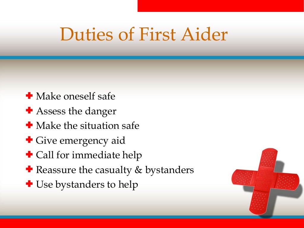 First Aid & Patient Safety