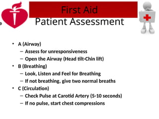 First aid care First Aid by Joey DLR.pptx