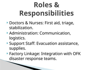 First Aid Organogram First Aid Emergency Response OFK Hospital.pptx