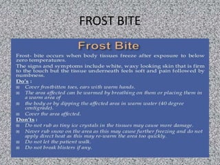 Forebite First Aid First aid in medical emergency | PPTX