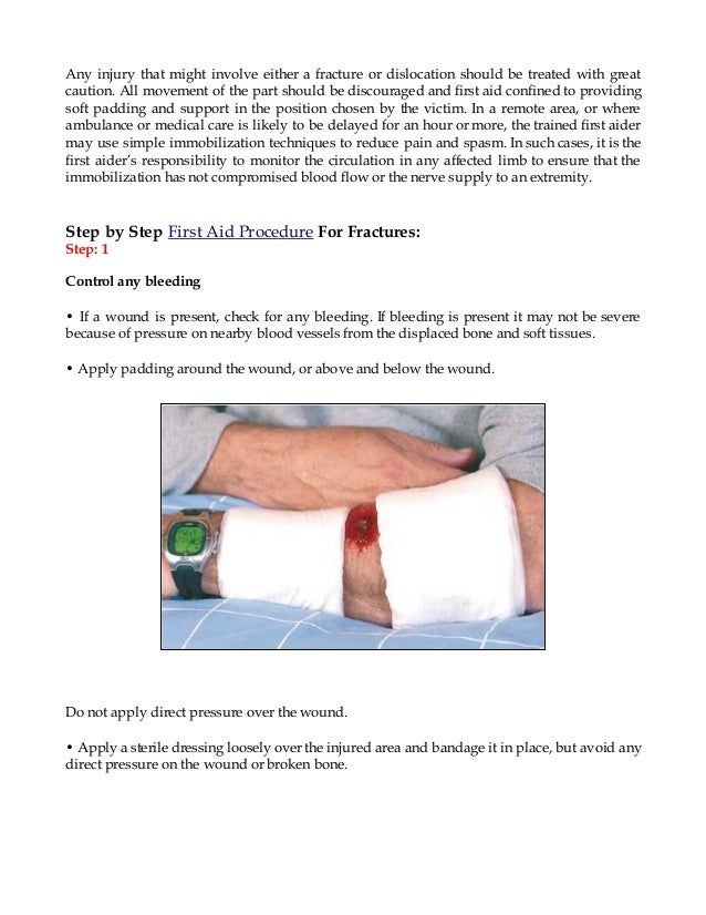 First Aid For Fractures And Dislocations WHS First Aid Kits