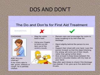 DOS AND DON’T
 