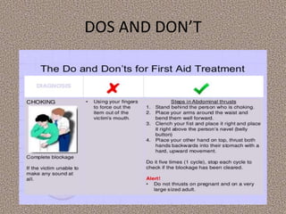 DOS AND DON’T
 