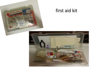 first aid kit
 