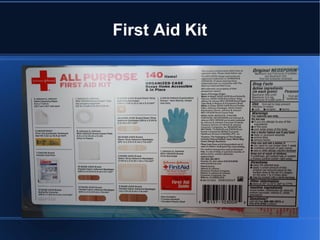 First Aid Kit