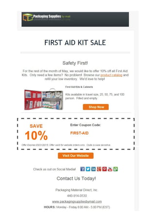 First aid kit sale