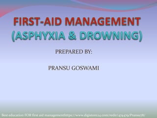 Best education FOR first aid managementhttps://www.digistore24.com/redir/474479/Pransu78/
 