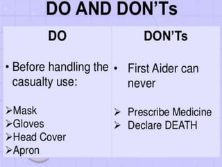 DO and Don’ts
 