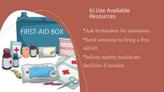 First Aid Module 2 FIRST AID MODULE presentation by msc nursing student | PPTX