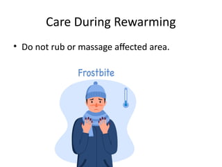 Comprehensive First Aid Guide for Frostbite Prevention and Treatment | PPTX