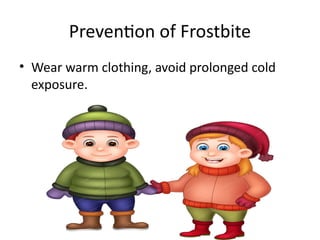 Comprehensive First Aid Guide for Frostbite Prevention and Treatment | PPTX