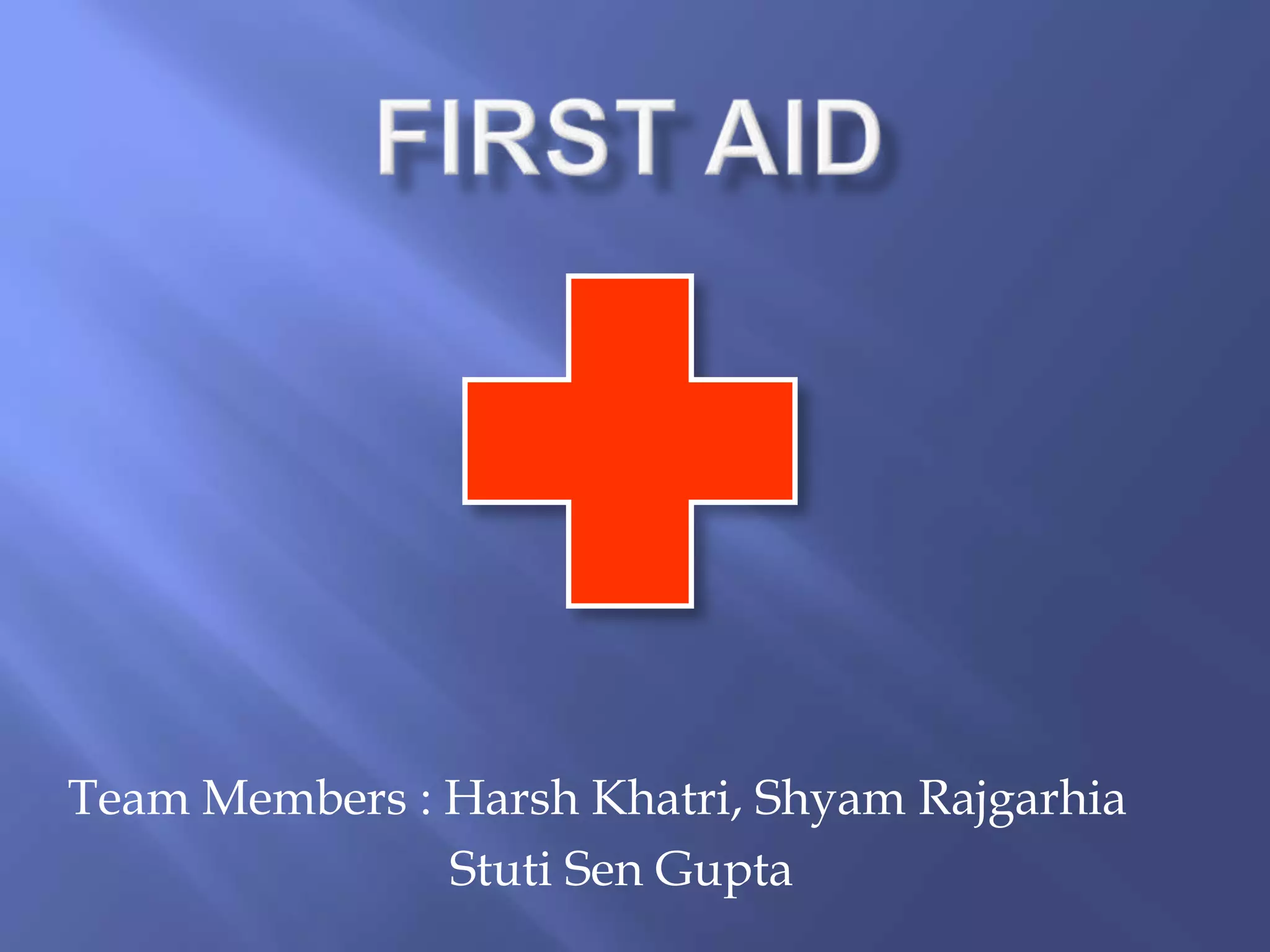 First aid ppt PPTX First Aid Injuries