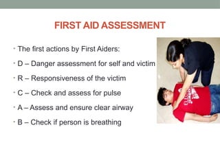 First Aid power point presentation .pptx