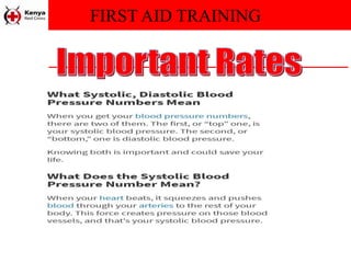 FIRST AID TRAINING
 