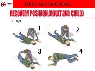 FIRST AID TRAINING
 Steps
1
3 4
2
 