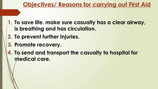 First Aid Course Objectives Comprehensive First Aid Training: Life-Saving Skills and Emergency ...