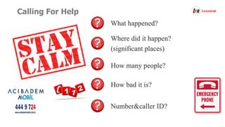 When To Call For Help First aid seminar | PPTX