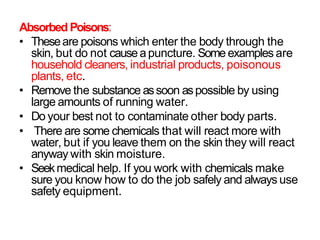 First Aid and their timely help for people.pptx