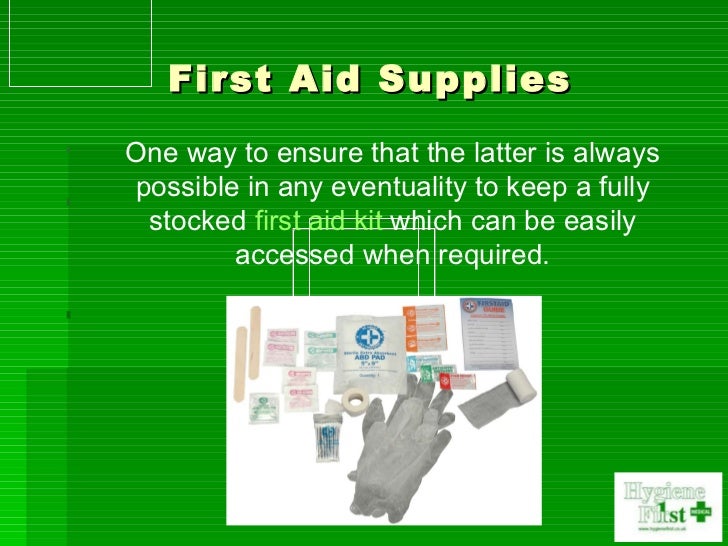 First Aid Supplies