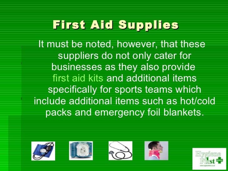 First Aid Supplies