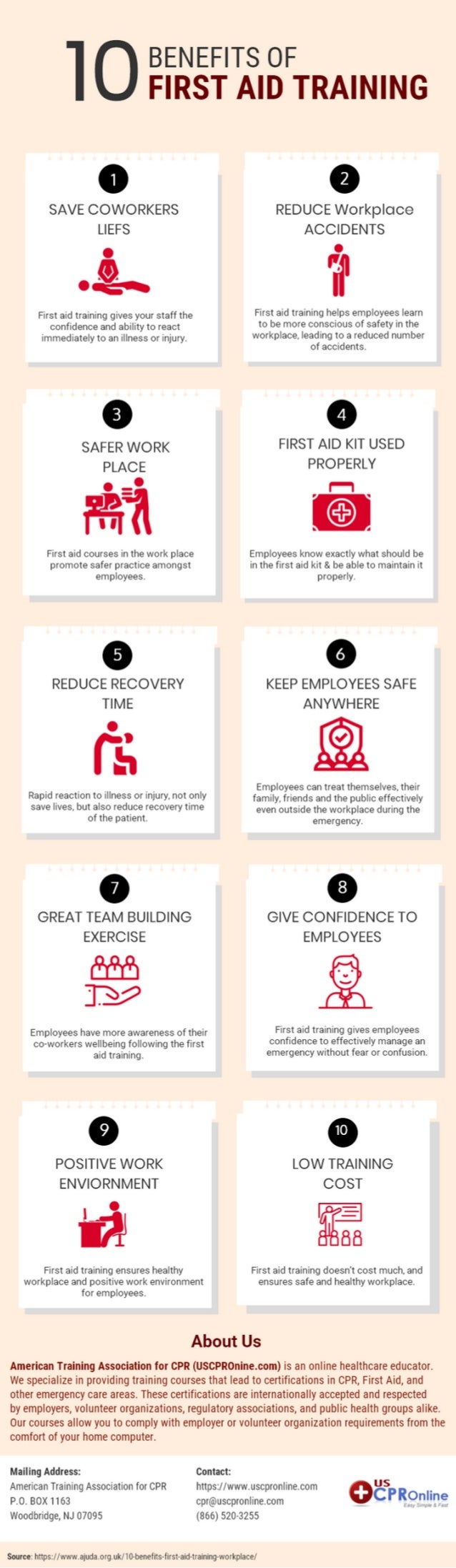 10 Benefits of First Aid Training For Employees At Workplace