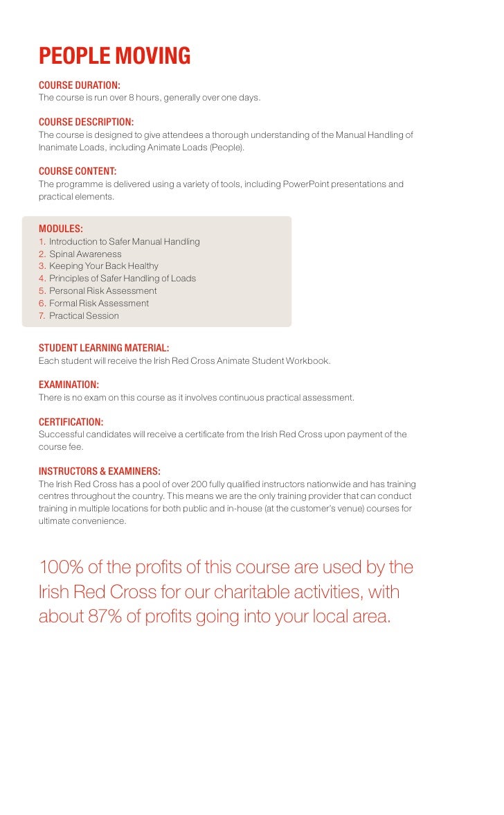 First Aid Training Brochure