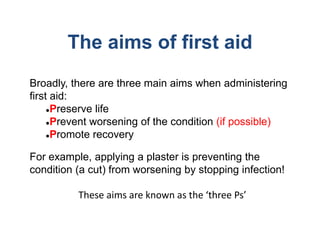 First aid training @ work place by Dr.Vivek Gopal BHMS,NDH(NZ),PGDHA ...