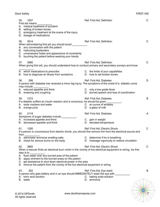 Uscg First Aid Guide.pdf First Aid USCG Questions (1).pdf