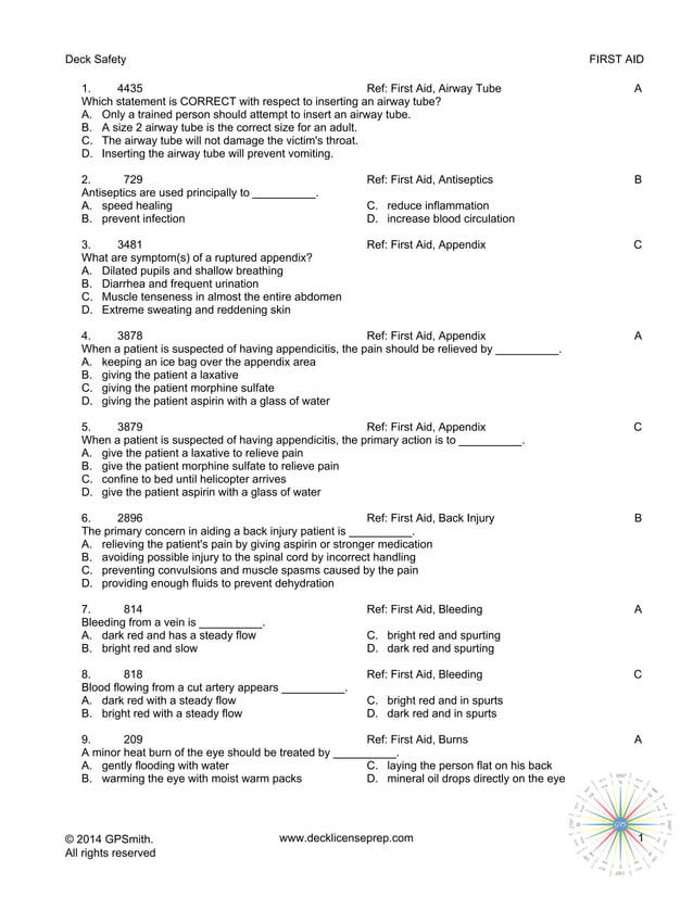 First Aid USCG Questions (1).pdf