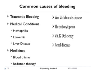 First aid Wound & Bleeding.pptxfor health | PPTX