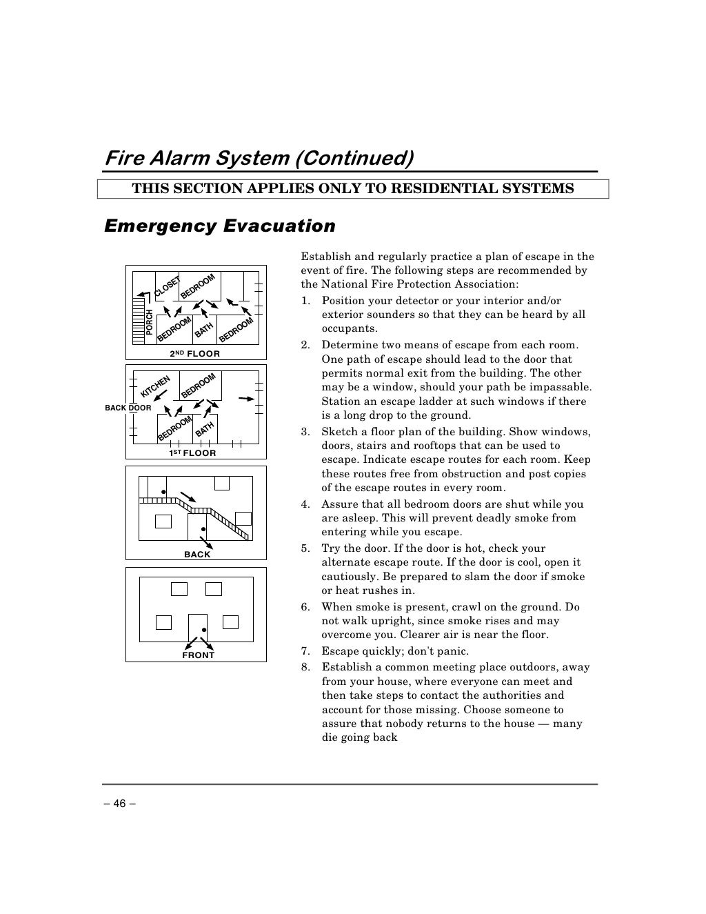 First Alert Security System Manual