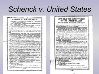 Schenck v. United States 