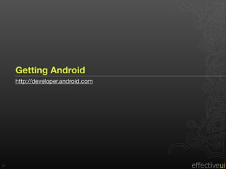 First Android Experience